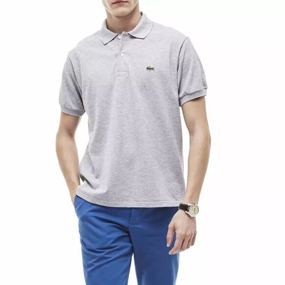 Lacoste Men's Gray Heather Polo Shirt DH2050 size XL US / FR6 - Picture 2 of 8